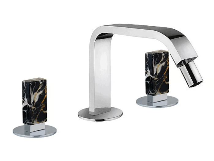 VITA DUE 53104NP - Countertop bidet mixer with individual rosettes _ Rubinetterie Frattini